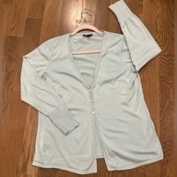 Talbots Tops - Talbots light blue women cardigan size L